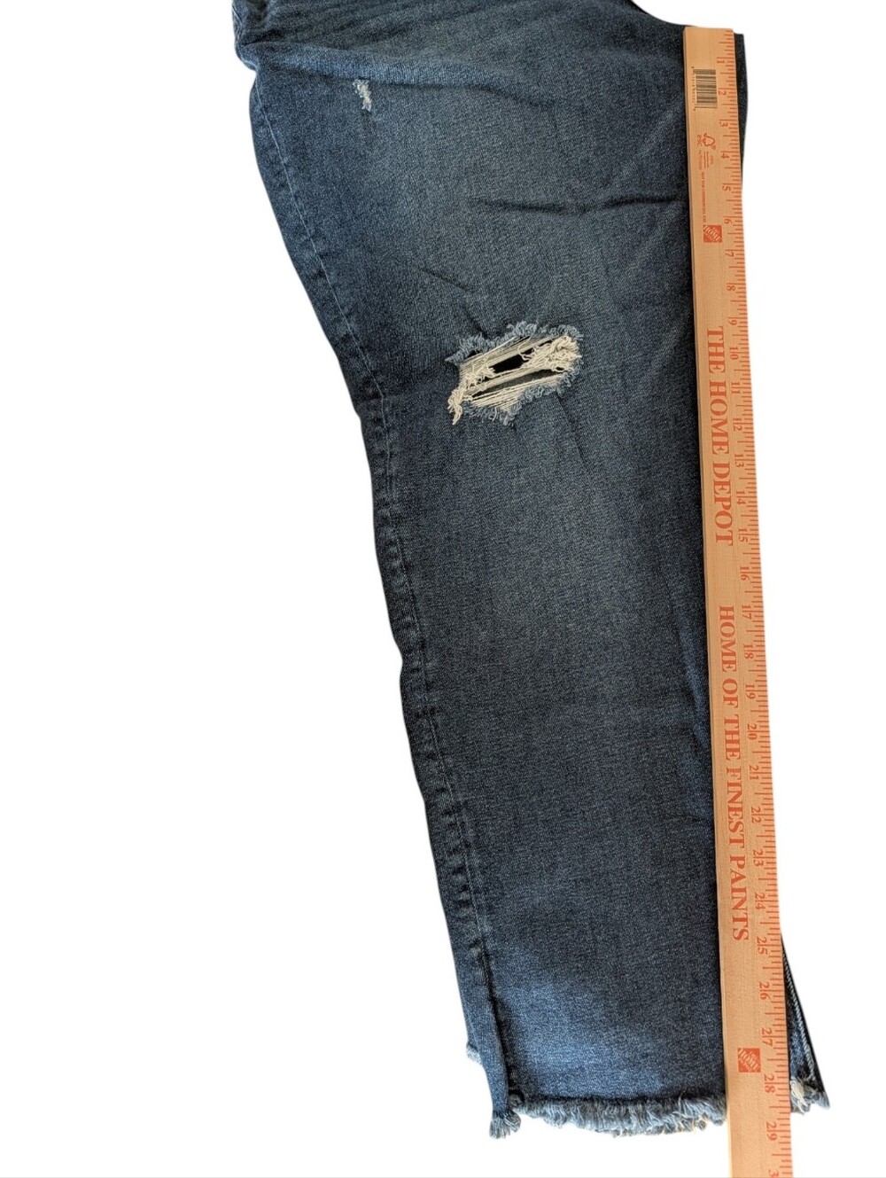 Lane Bryant Flex Magic Waistband Girlfriend Straight Jeans Womens 20 Distressed - Picture 10 of 10